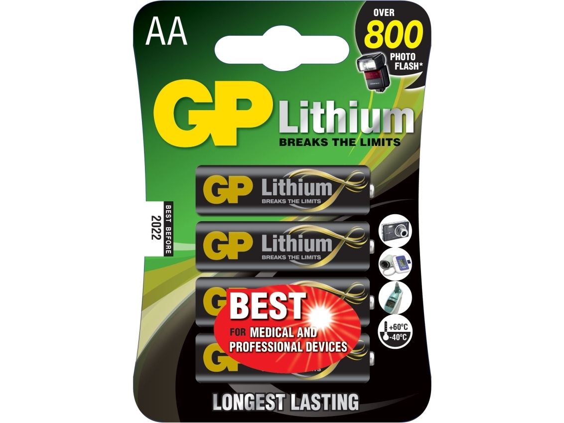 Gp Batteries Lithium Primary Aaa Einwegbatterie Alkali (07015Lf-C4)