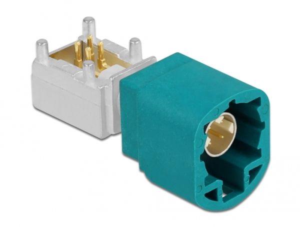 Delock Hsd Z Stecker Pcb, Hsd Z, Stecker, 90°, Gold, Blau, Messing