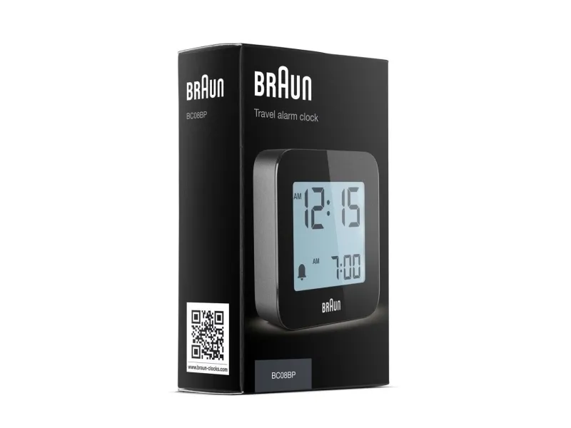 Braun BC08, Digital väckarklocka, Torg, Svart, 12/24h, LCD, Batteri | Huset - Säkerhet & Larm - Klockor och väckarklockor | GameStuff