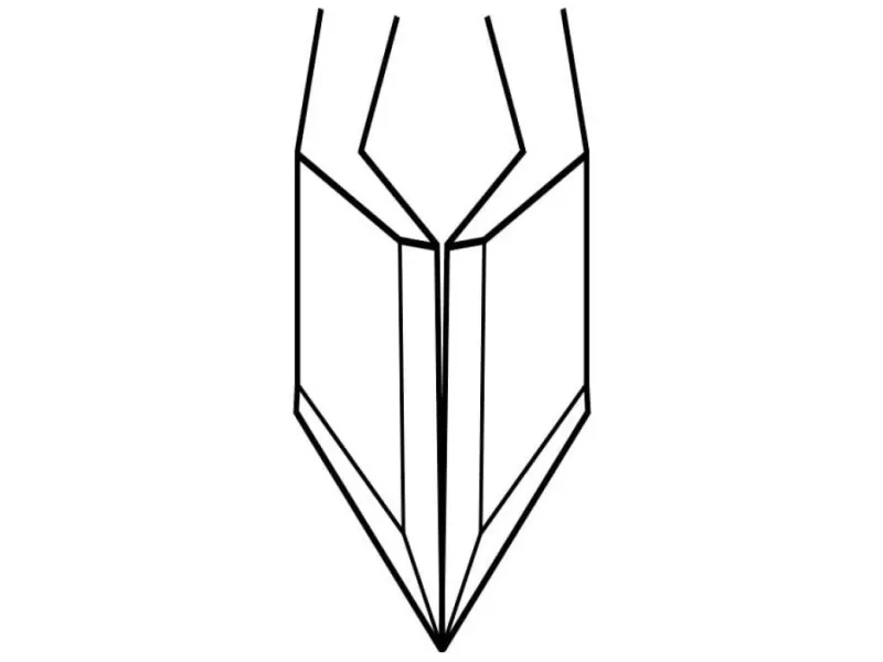 Knipex 92 11 01 ESD, Sort, Flad, Kurvet, 27 g, 11 mm, 115 mm