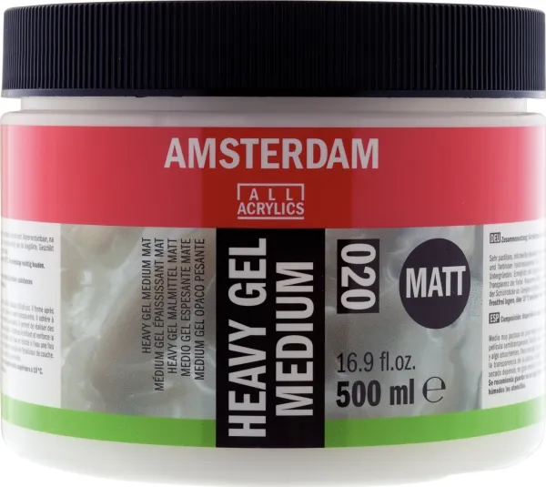 Amsterdam Heavy gel medium matt 020 jar | Skola & Hobby - Konstmaterial - Tillsatser | GameStuff