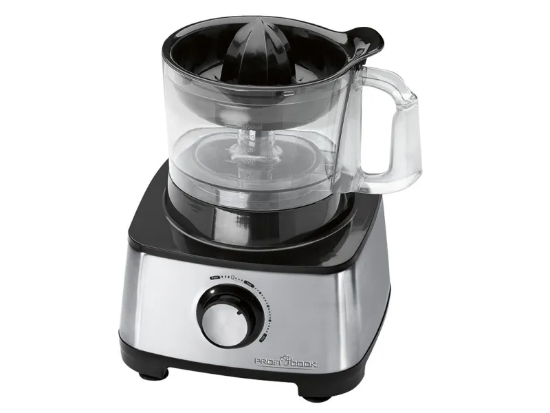 ProfiCook PC-KM 1063 - Matberedare - 1200 W - rostfritt stål/svart | Köksapparater - Köksmaskiner - Matberedare | GameStuff