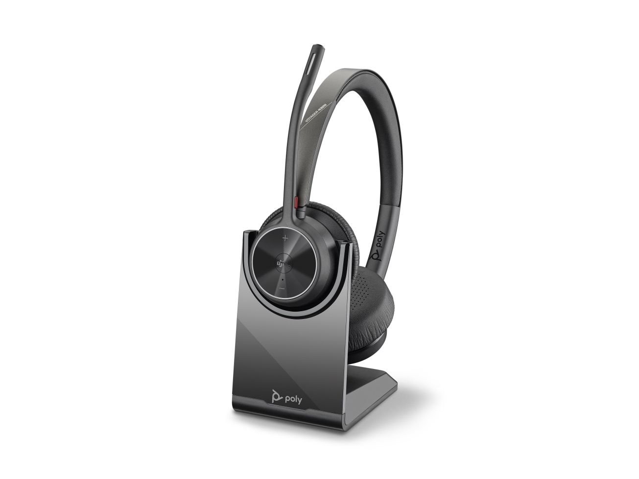 Poly Voyager 4320 Uc, Trådløs, Kontor/Callcenter, 162 G, Headset, Sort