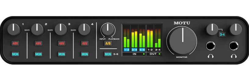 MOTU M6 USB-lydkort (audio interface) - desktop