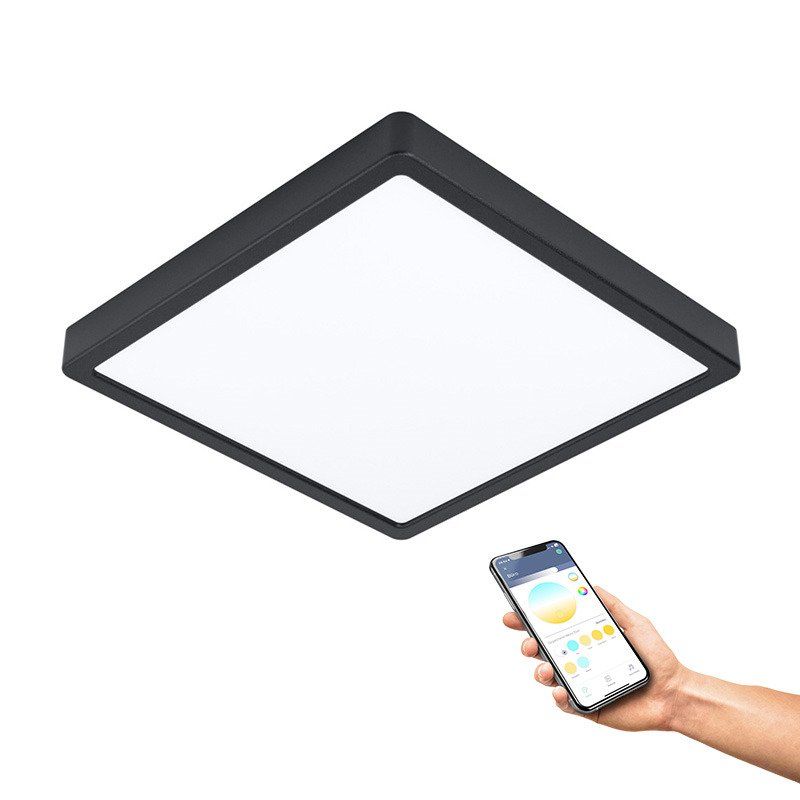 EGLO CONNECT-Z ARGOLIS-Z ulkokattovalaisin, musta