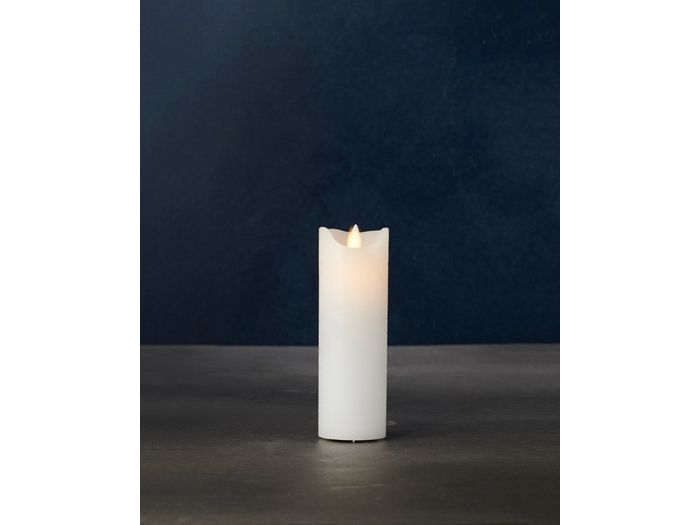 Sirius Sara Exclusive LED voksllys - Hvid - Ø 5 - H 15 cm