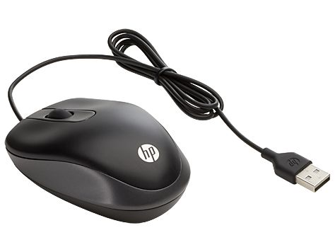 Hp Travel - Mus - Optisk - 3 Knapper - Kablet - Usb