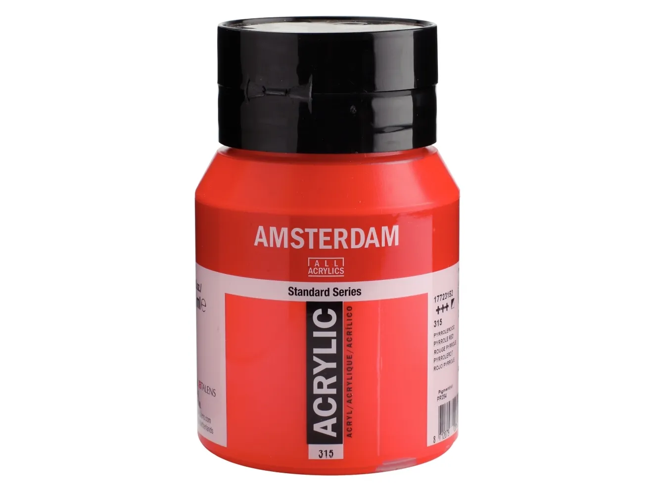 Amsterdam Standard Series Acrylic Jar Pyrrole Red 315 | Skola & Hobby - Konstmaterial - Akryl & Akvareller | GameStuff