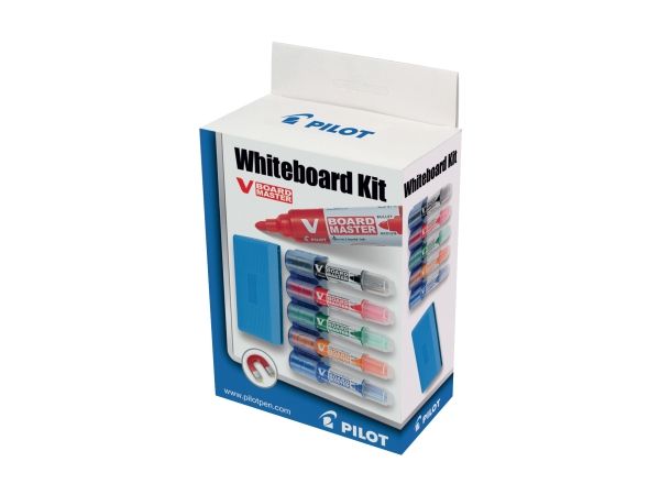Pilot V Board Master - Markør - Assorterede Farver (Pakke Med 5)