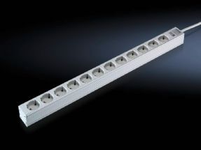 Rittal - Strømfordelingsenhed - Input: Strøm - Output-Stikforbindelser: 12 (Strøm) - 1U - 2 M Ledning