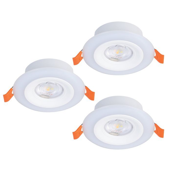 Eglo Calonge Einbauset Ø98 3X520lm+Rgb Edge Remote Weiss