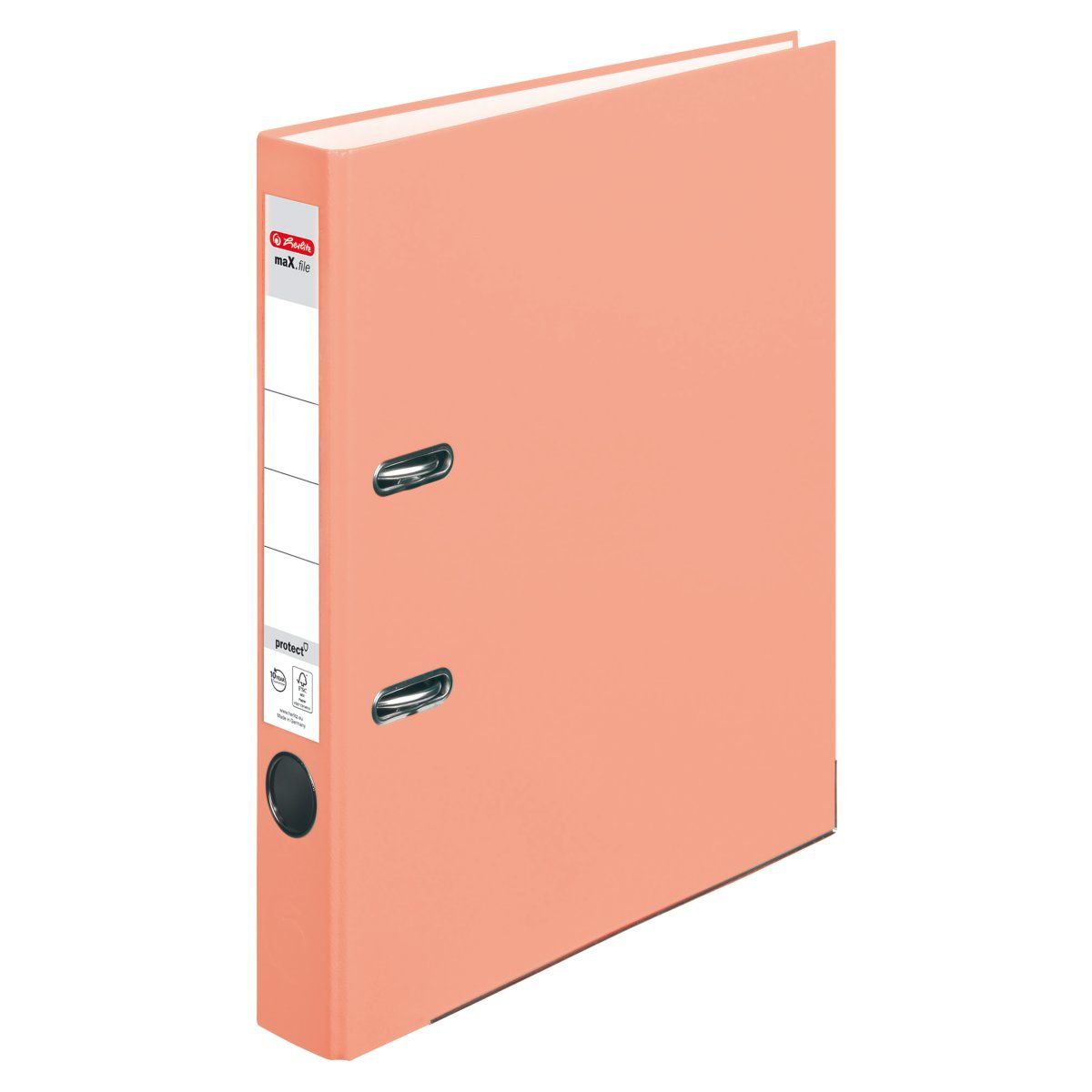 Herlitz Max.File, A4, D-Ring, Opbevaring, Polypropylen (Pp), Orange, Tyskland