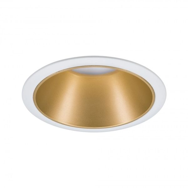 Paulmann 93396, Nedtryckbar spotlight, GU10, 1 lampor, LED, 10 W, Guld, Vit | Möbler - Tavla & Displays - Dokumentkameror | GameStuff