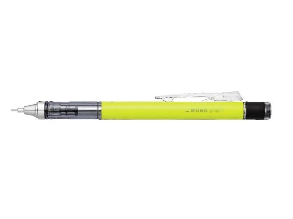 Tombow MONO graph, Gul, Plast, Hvid, 0,7 mm, Rund, Plast