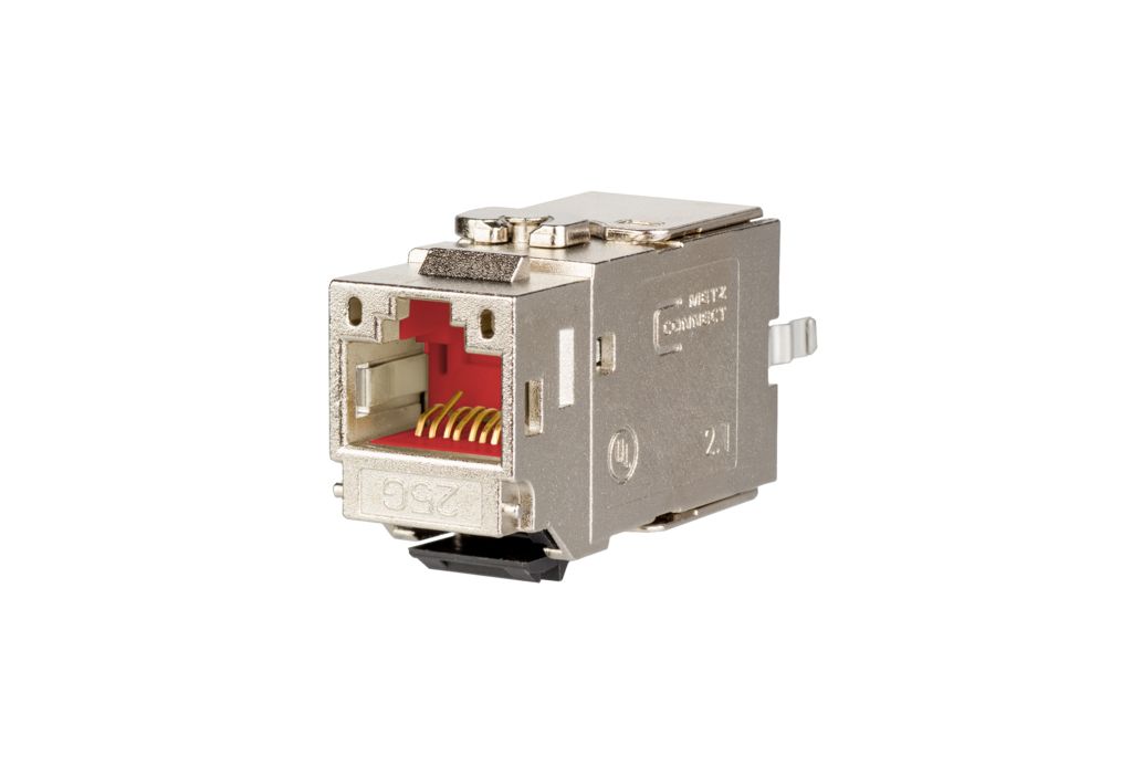 Metz Connect 130B21-25-E, Rj45, Metallic, Lige, 14,7 Mm, 20 Mm, 1 Stk