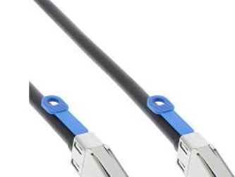 Inline Externes Mini Sas Hd Kabel, Sff-8644 Zu Sff-8644, 12Gb/S, 0,5M, 0,5 M, Sff-8644, Sff-8644, Männlich/Männlich, Schwarz, 79 G