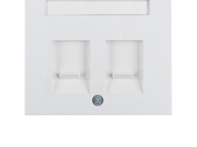 Berker 11827009, Hvid, Termoplast, Konventionel, Berker, Blank, K.1
