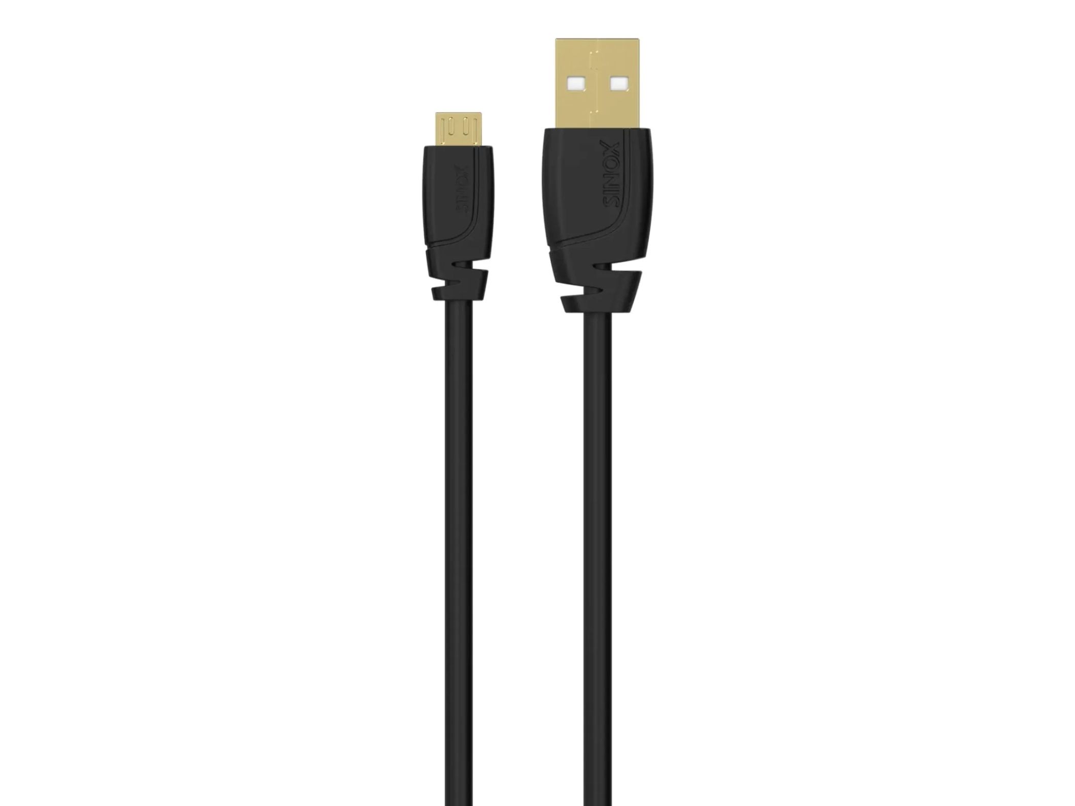 Sinox SOI04903, 3 m, Micro-USB B, USB A, USB 2.0, 0,48 Gbit/sek., Sort