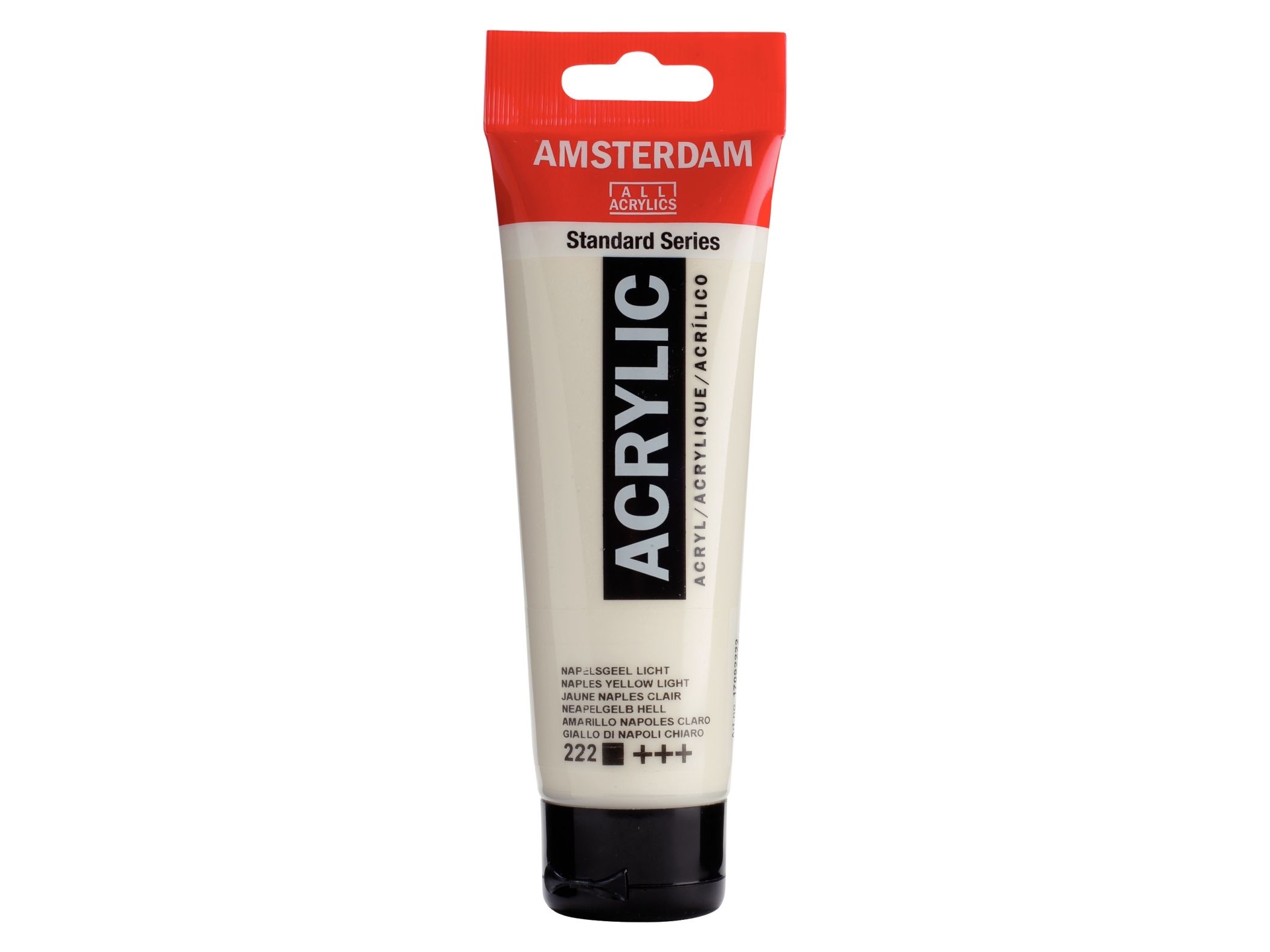 Amsterdam Standard Series akrylrør Naples Yellow Light 222