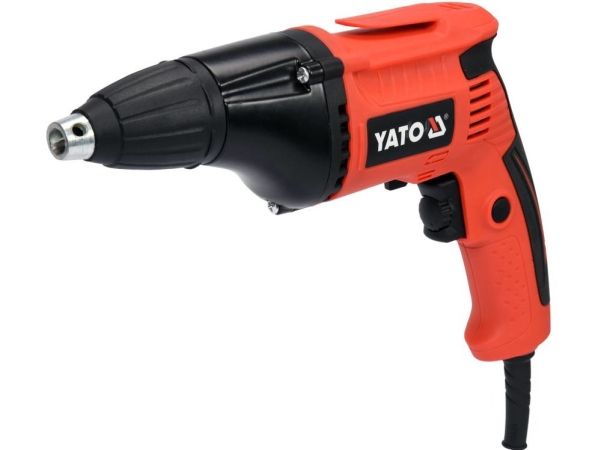 Yato YT-82071, Eldriven skruvdragare, Pistolhandtag, 1/4, Svart, R&ouml;d, IPX0, 5500 RPM