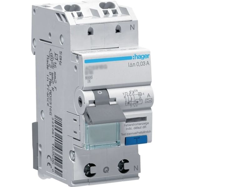 Hager Ads960d, Miniatur-Leistungsschalter, Ip2x
