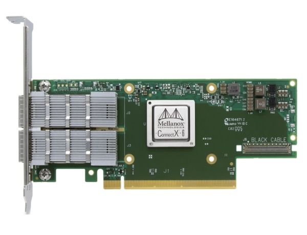 Nvidia Connectx-6 Vpi Mcx653105a-Ecat - Netværksadapter - Pcie 3.0 X16 - 100Gb Ethernet / 100Gb Infiniband Qsfp28 X 1