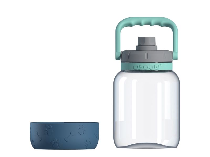 Asobu The Barkley, Drinnen/Draußen, 1500 ml, Blau, Silikon, Tritan