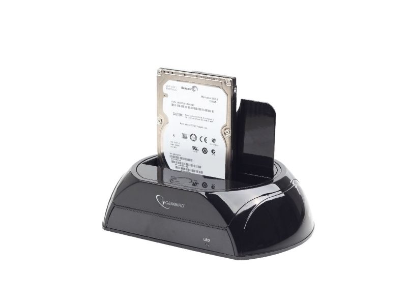 Gembird Hd32-U3s-2, Hdd, Sata, 2.5,3.5", Schwarz, Kunststoff, 100-240 V