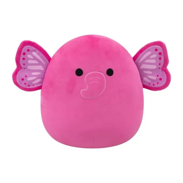 Squishmallows 40 cm P25 Evelyn Elefant med Fjärilsöron | Leksaker - Nallar - Gosedjur i plysch | GameStuff