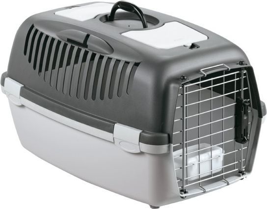 Stefanplast Gulliver 3 Delux Transport Cage, Grey/Grey, 61X4