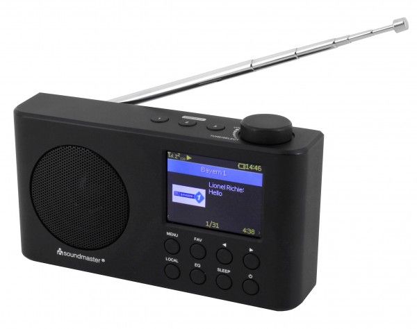 Soundmaster IR6500SW, Bærbar, Analog & digital, DAB, FM, 2 W, LCD, 6,1 cm (2.4)