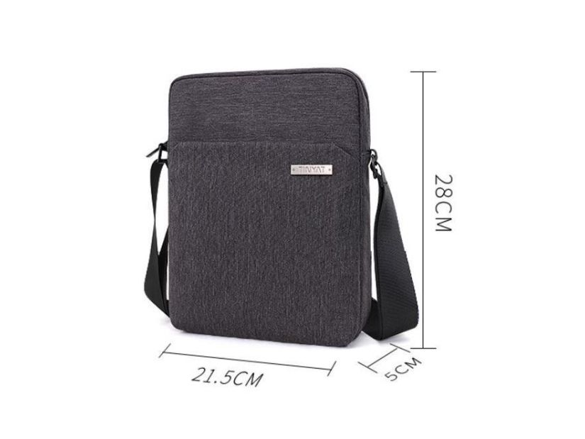 Skuldertaske til 10 tablet - Grå