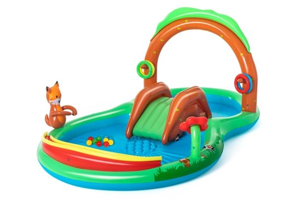Bestway 53093, Oppustelig pool, 214 L, 8 formet figur, 2 År, PVC, Flerfarvet