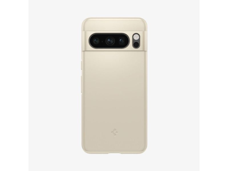 Spigen Thin Fit, Cover, Google, Google Pixel 8 Pro, 17 Cm (6.7"), Beige