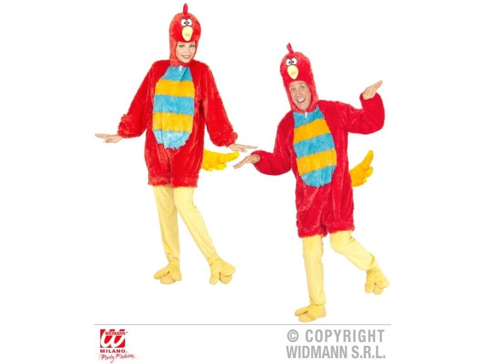 Rotes Vogelkostüm