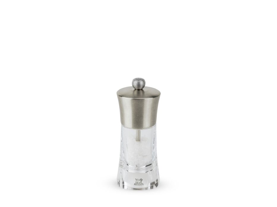 Peugeot Ouessant, Saltkværn, Transparent, Akryl, Rustfrit stål, Rustfrit stål, Salt, 140 mm
