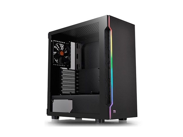 Thermaltake H200 Tg Rgb, Midi Tower, Pc, Schwarz, Atx, Micro Atx, Mini-Itx, Spcc, 18 Cm