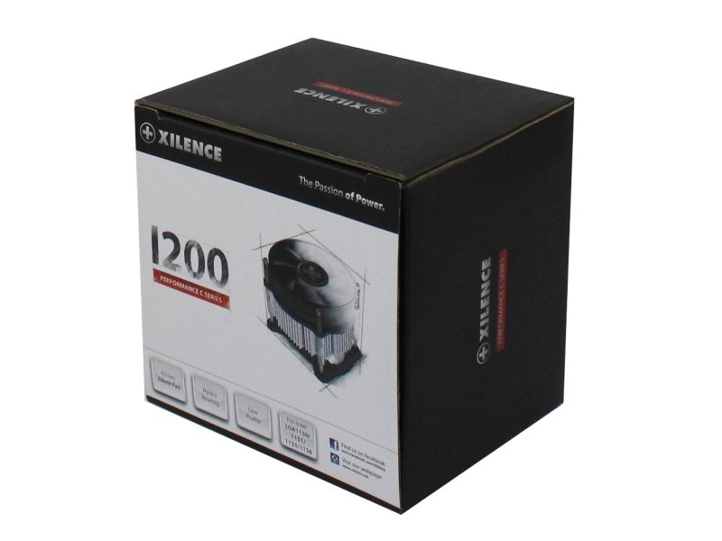 Xilence I200 - Processor-køler - (for: LGA1150, LGA1151, LGA1155, LGA1156) - aluminium - 92 mm