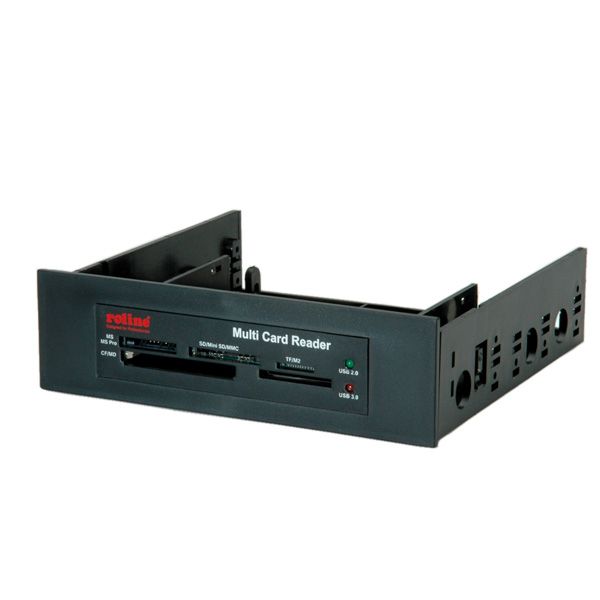 Roline Interner Usb 3.0 Card Reader, Schwarz (15.08.6251)
