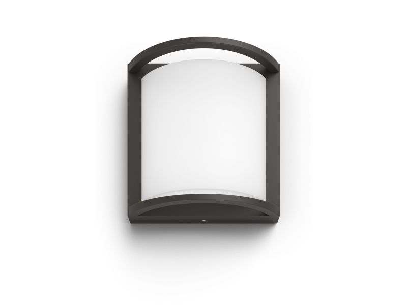 PHILIPS Samondra Outdoor LED Wandleuchte, Aluminium, Anthrazitgrau | Warmweißes Licht 2700 K, 12 W, 1300 lm, Außenleuchte IP44 wetterfest, Integrierte LED, Langlebig, Modernes Design - Bild 4