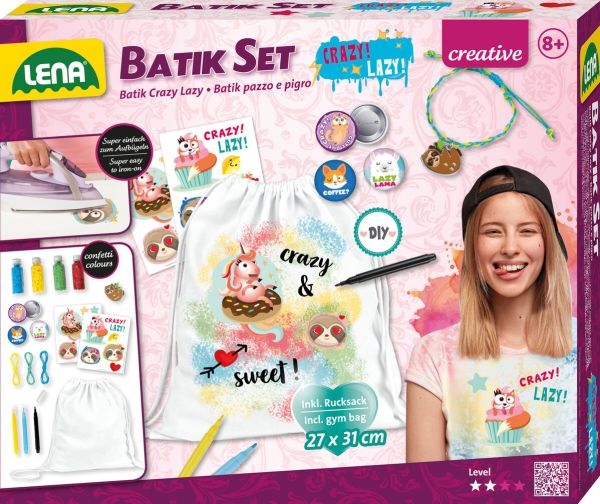 Fashion Batik Crazy Und Lazy Set Für Kinder Ab 8 Jahren