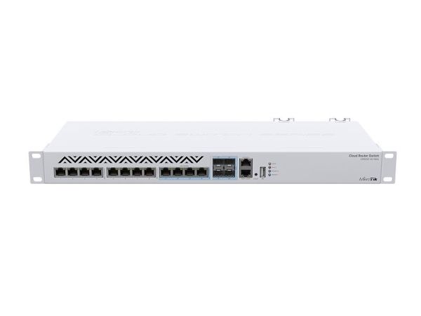 Mikrotik Crs312-4C+8Xg-Rm, L3, 10G Ethernet (100/1000/10000), Stativhalterung, 1U