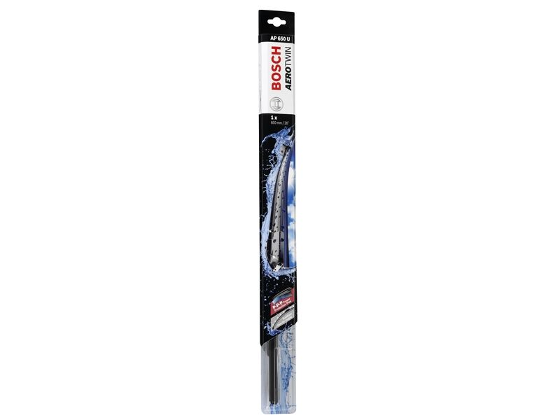 Bosch Ap 650 U, Viskerblade, Sort, 650 Mm, Hængende Boks, 1 Stk