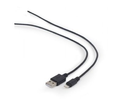 Cablexpert - Lightning-Kabel - Lightning Han Til Usb Han - 1 M - Afskærmet - Sort