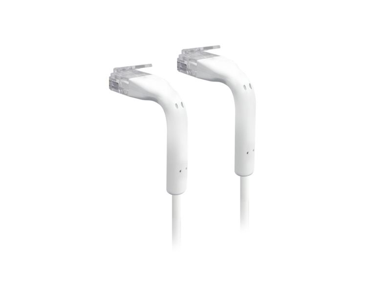 Ubiquiti UniFi - Patchkabel - RJ-45 (han) til RJ-45 (han) - 2 m - 3 mm - CAT 6 - booted - hvid