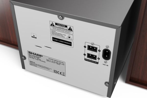 Sharp Xl-B517d - Mikrosystem - 2 X 7,5 Watt - Brun