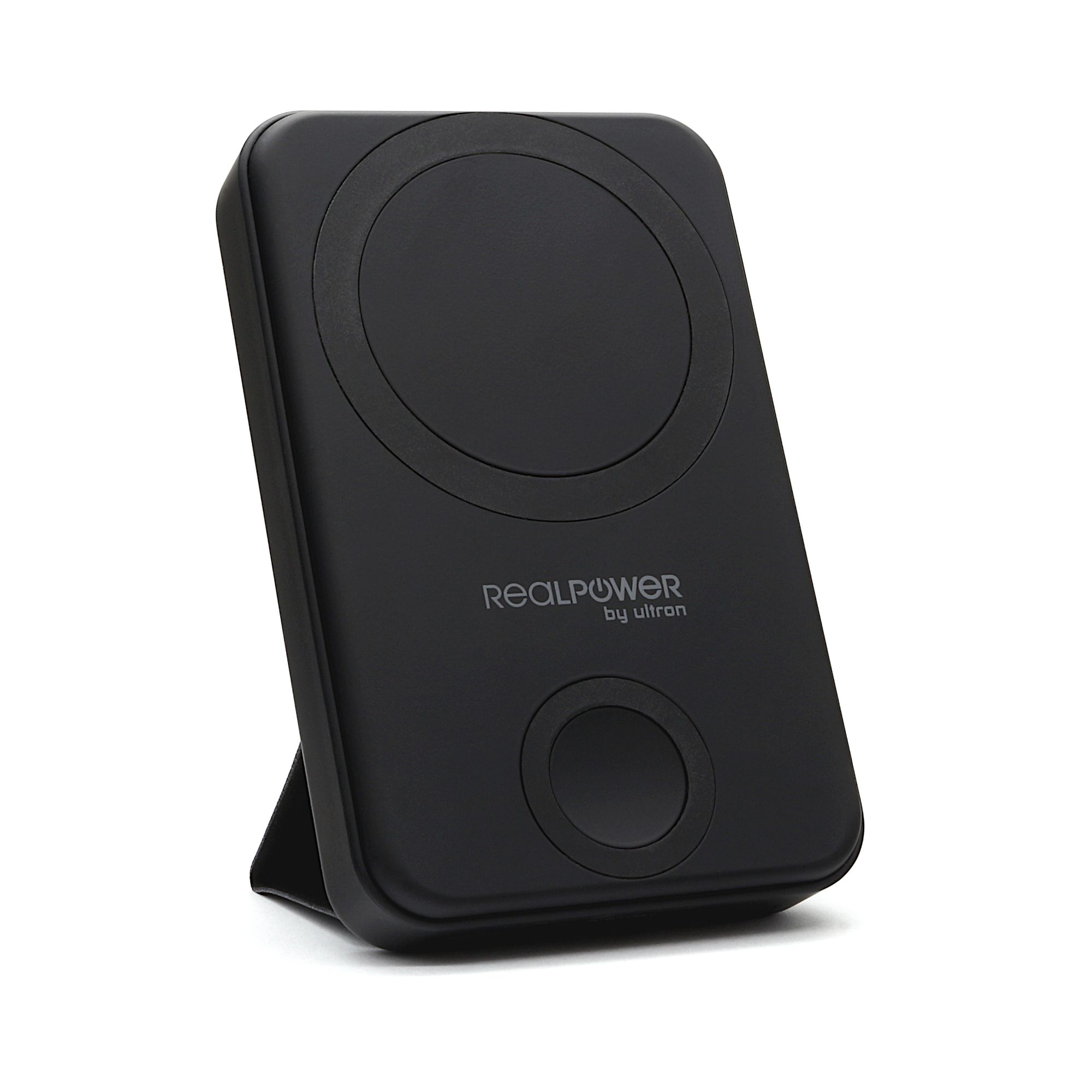 Realpower 444408, 10000 Mah, Kabelloses Aufladen, Schwarz