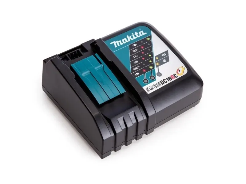 Makita DC18RC - Batteriladdare - 1 x batterier laddas - för Makita DCS553, DGA514, DGA901, DHP453, DHP482, DHS630, DLW140, DLX3179, DML815 LXT DBN500 | Elverktyg - Batteri & Laddare - Batteri till Prof | GameStuff