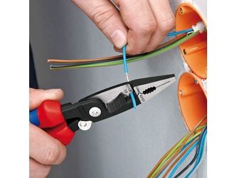 Knipex 13 96 200 T, 1,5 Cm, Stahl, Kunststoff, Rot, Gelb, 1000 V, 65 Mm