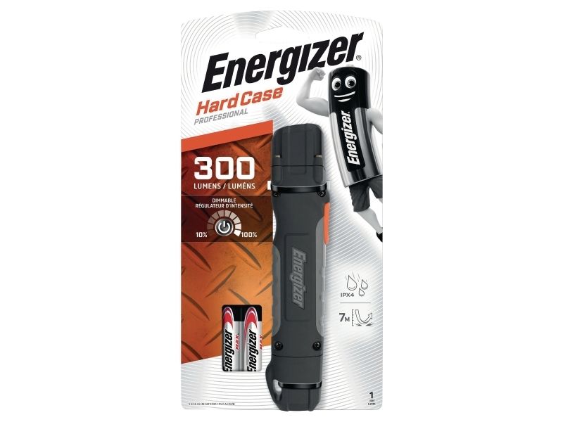 Taschenlampe Energizer Hardcase Pro, 2Aa, Led, Max 300 Lu